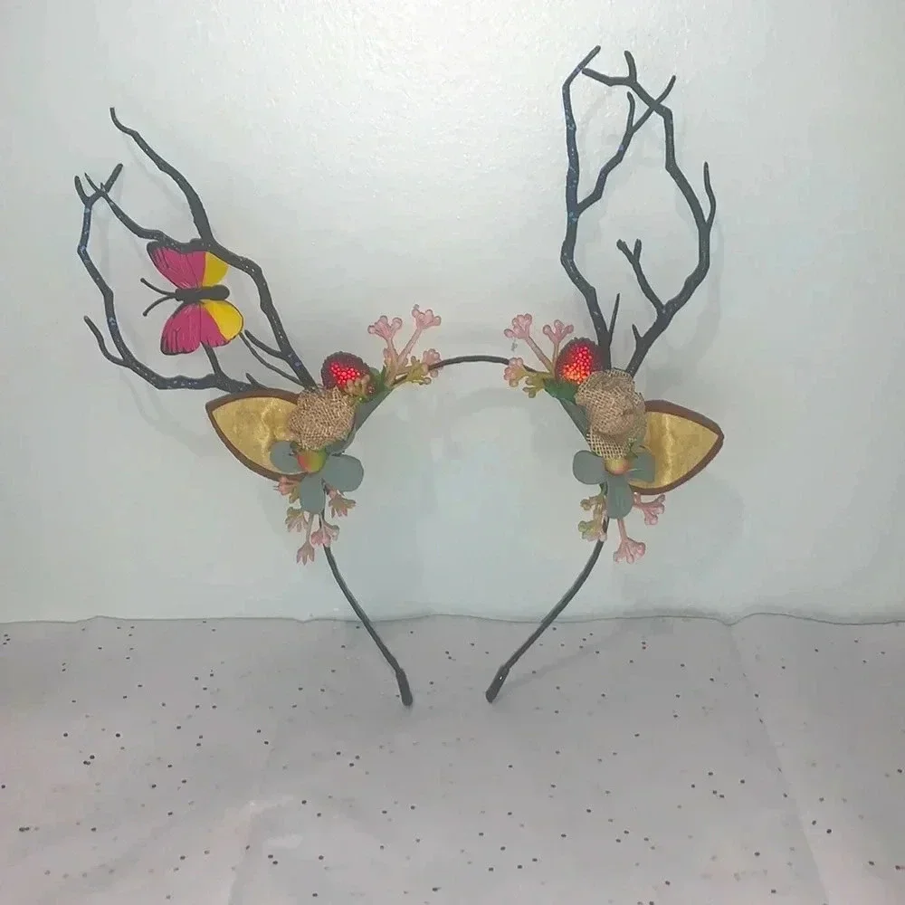 Women Girls Christmas Fairy Tale Flower Headband.
